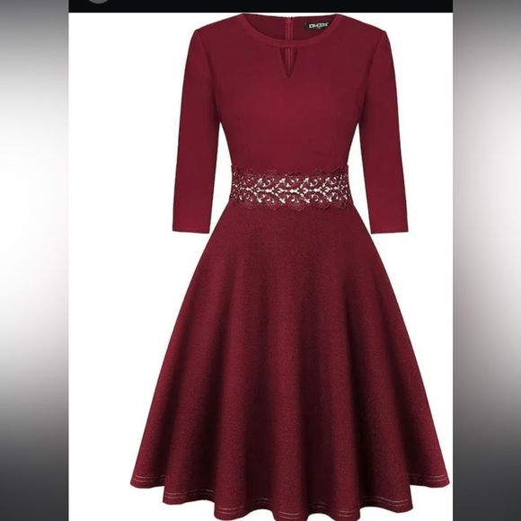 Women’s Size Small dress. Flared. Dress is adorable for any occasion.By OWIN - Picture 2 of 9